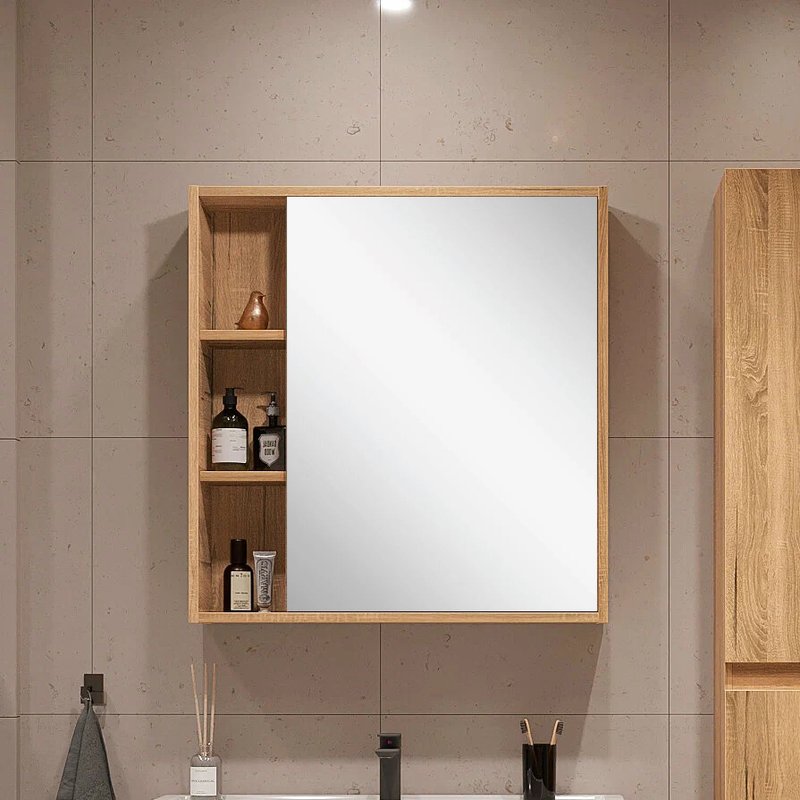 Зеркальный шкаф SanStar Lavanti/Graffa/Diva/Модена 70 универсальный, Дуб вотан