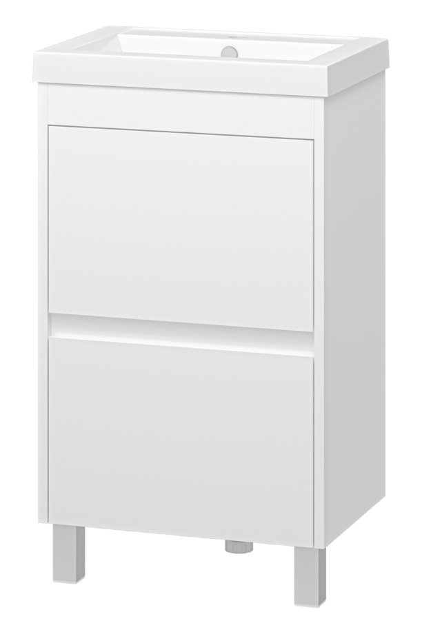 Тумба с раковиной Misty Алиса 50 белый