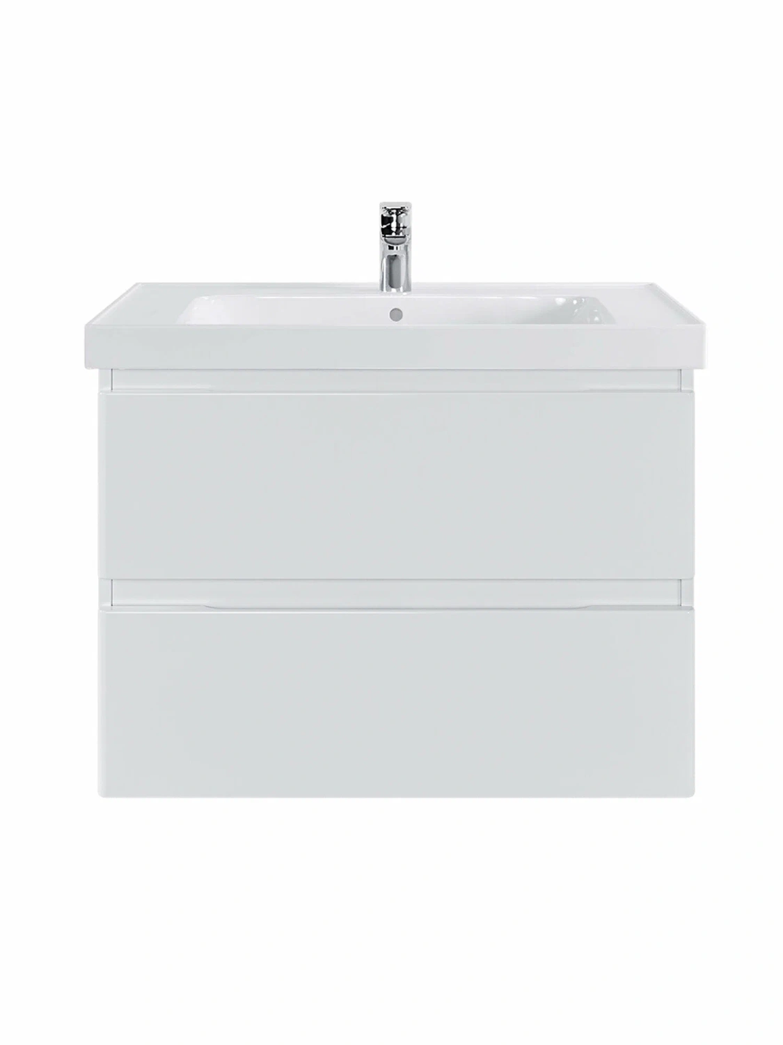 Тумба подвесная SanStar Riana 90 с раковиной Грейс 90 белая