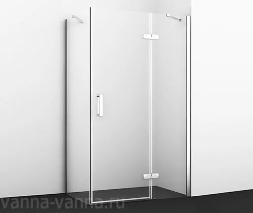 Душевой уголок WasserKraft Aller 10H07R 120х90 прямоугольный, без поддона, прозрачное стекло, хром
