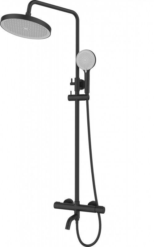 Душевая стойка ESBANO CELINE (DS-MB) черный матовый