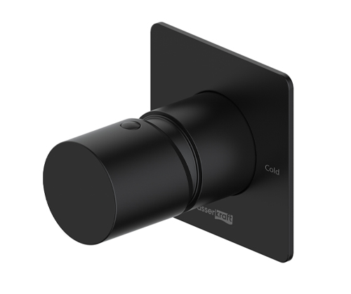 Смеситель WasserKraft Elbe 7452 встраиваемый, на 1 выход, на 1 выход, черный Soft-touch