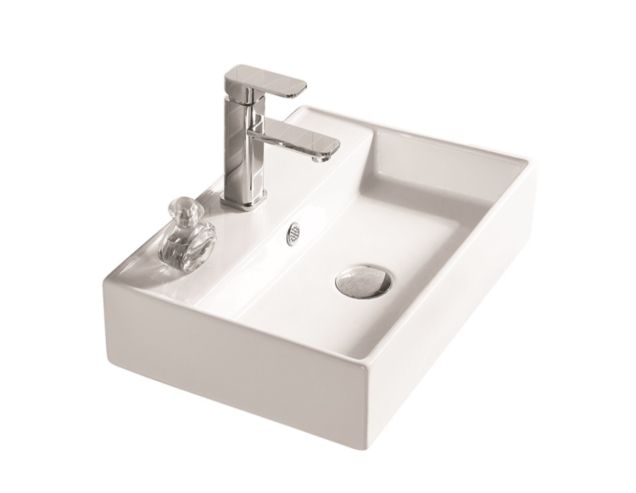 Раковина SantiLine SL-1001 накладная, белая