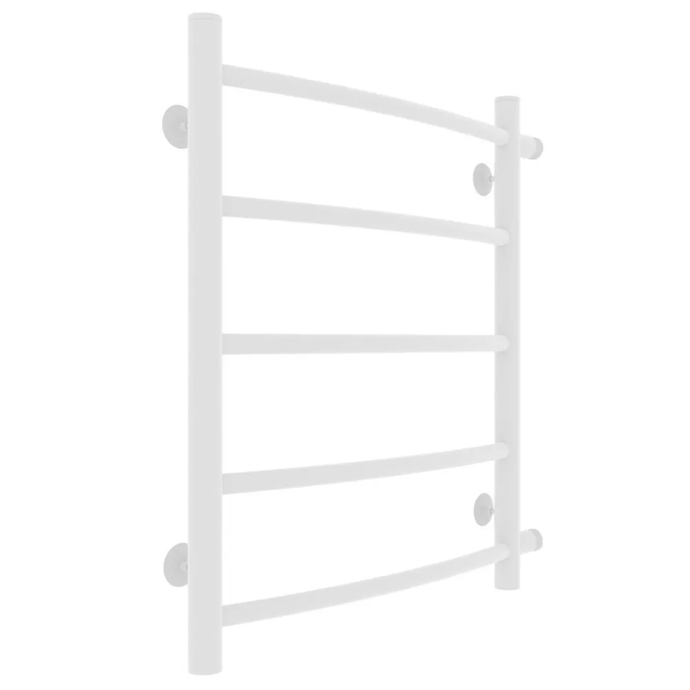 Полотенцесушитель водяной Laris Классик П5 500х600 МЦ 500-1 боковой, белый матовый