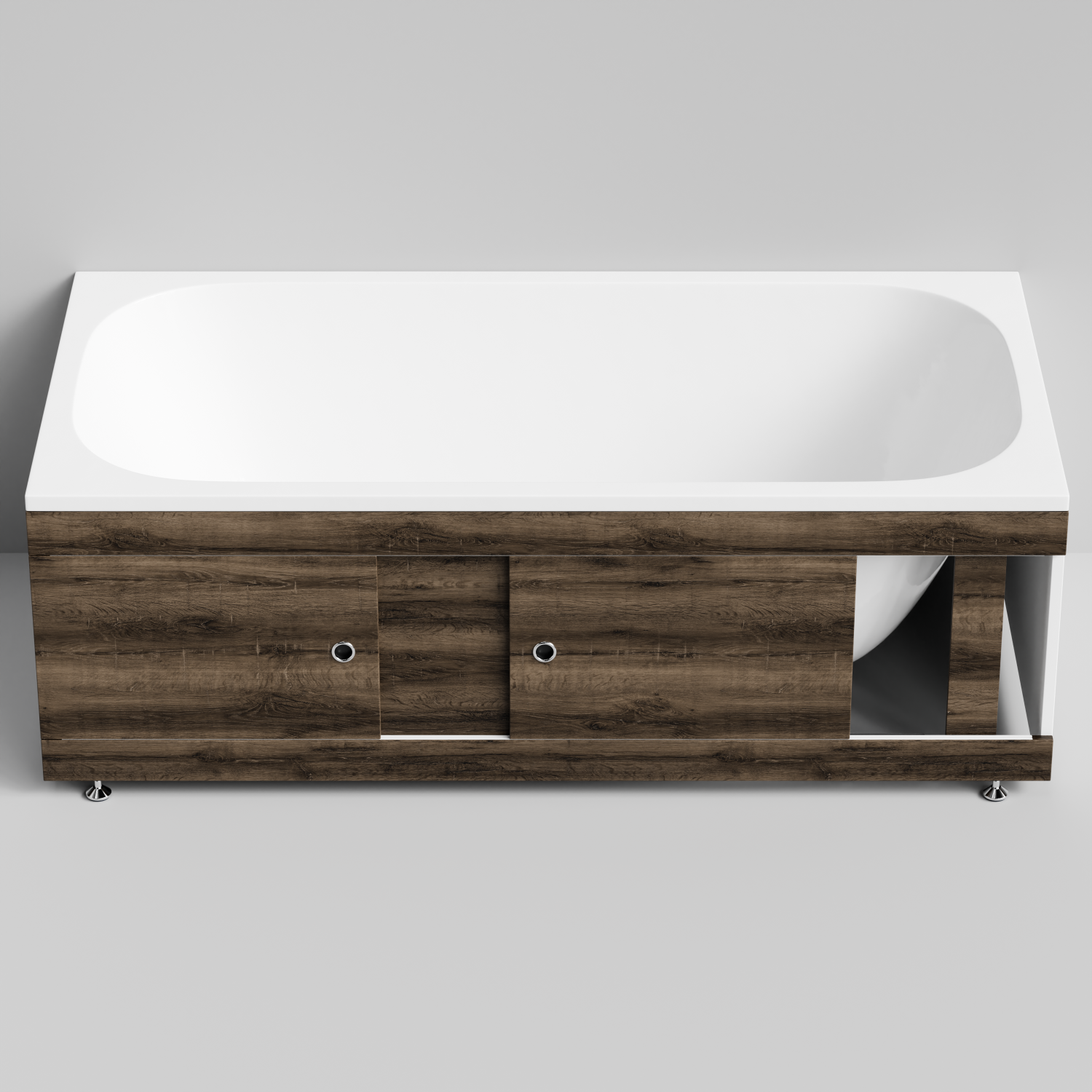 Экран под ванну Vod-ok Купе 170 раздвижной Дуб крымский коричневый