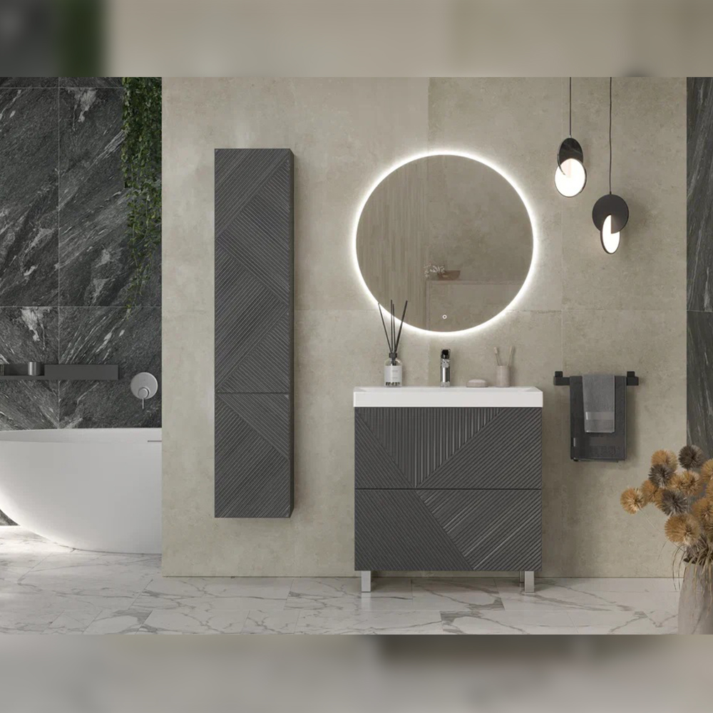 Пенал Velvex Edge 35 см, графит