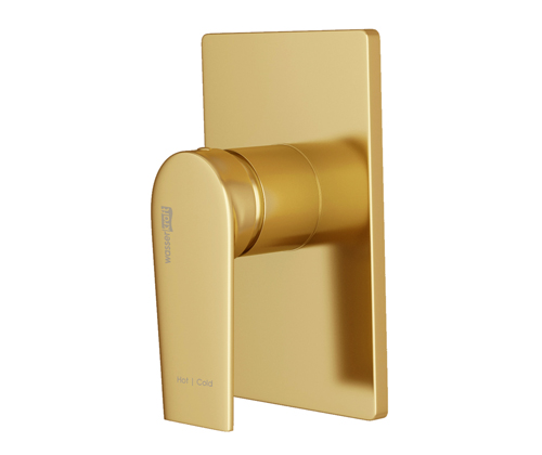 Смеситель WasserKRAFT Aisch 5551 встраиваемый, на 1 выход, матовое золото