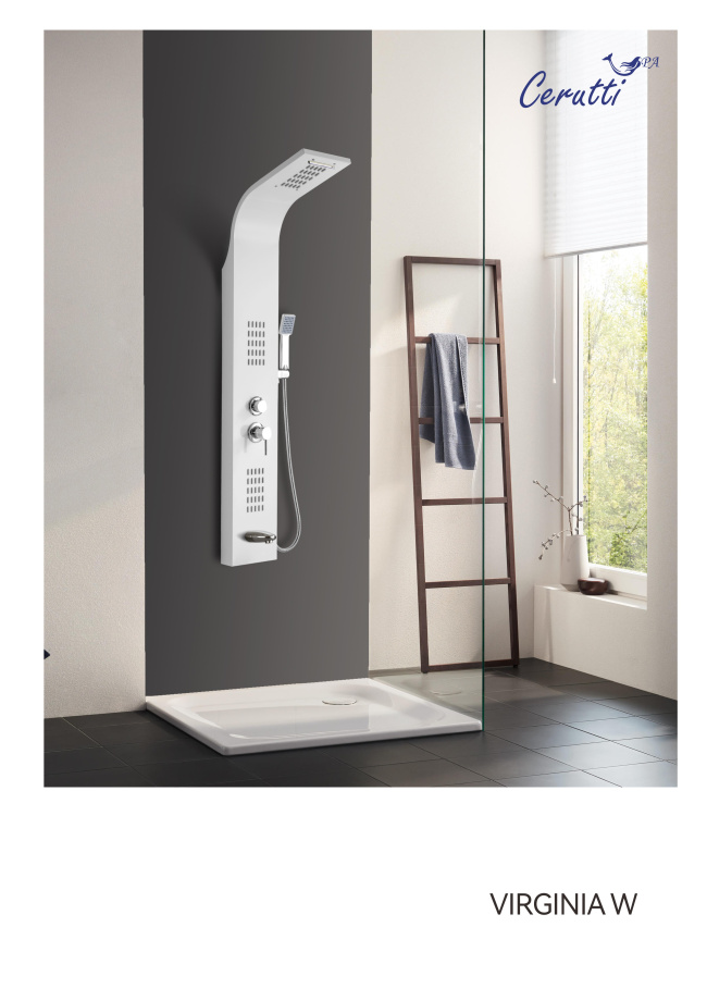 Душевая панель Cerutti Spa VIRGINIA W CT9990 белый