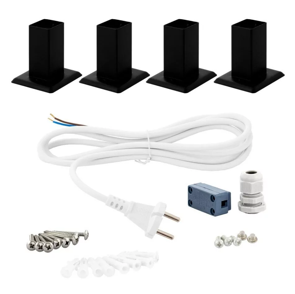 Полотенцесушитель электрический Energy Grand P 800x500 черный матовый