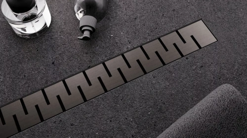 Душевой лоток Veconi Stesso Line Graphite  500 от магазина Vanna-Vanna.ru!