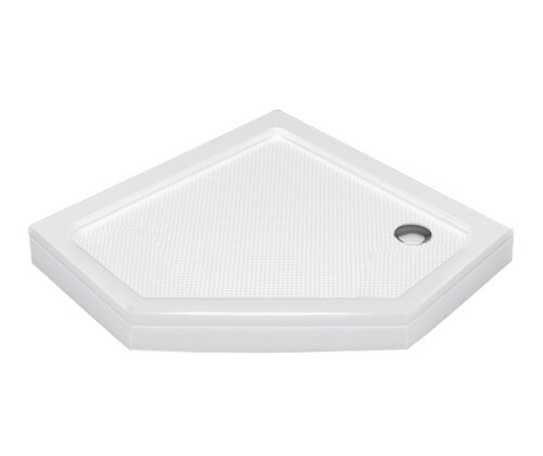 Поддон для душа WasserKraft Isen 26T38 100х100 пятиугольный, акриловый, белый