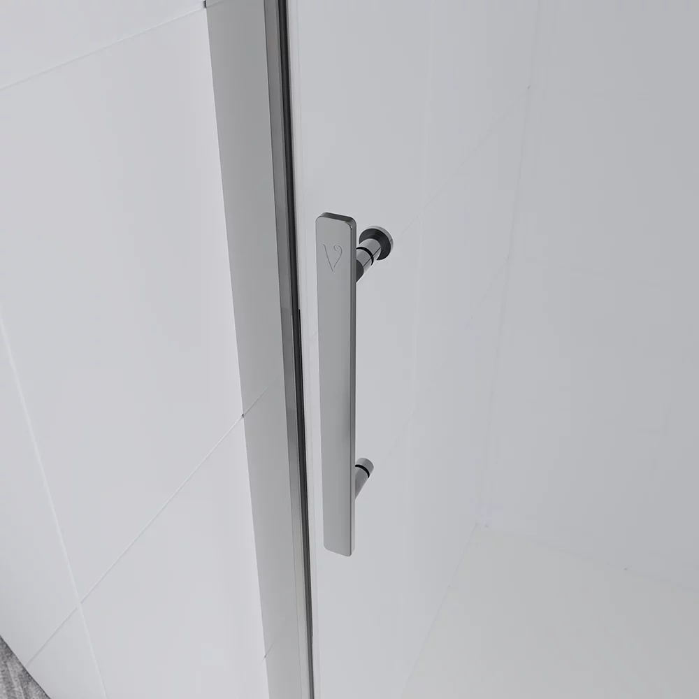 Душевая дверь Veconi Evo 100 CH, 1000x1950, хром, стекло прозрачное