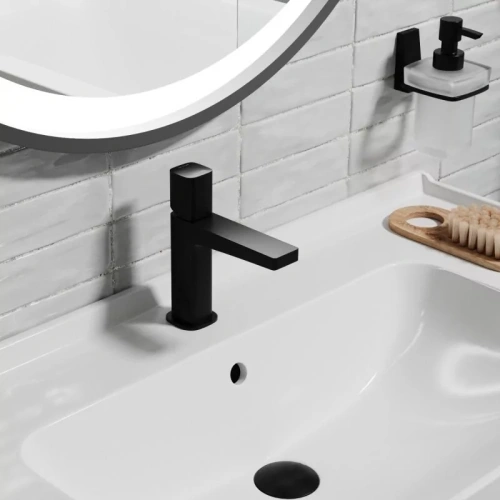 Смеситель для раковины WasserKraft Nuthe 9103 черный Soft-touch от магазина Vanna-Vanna.ru!