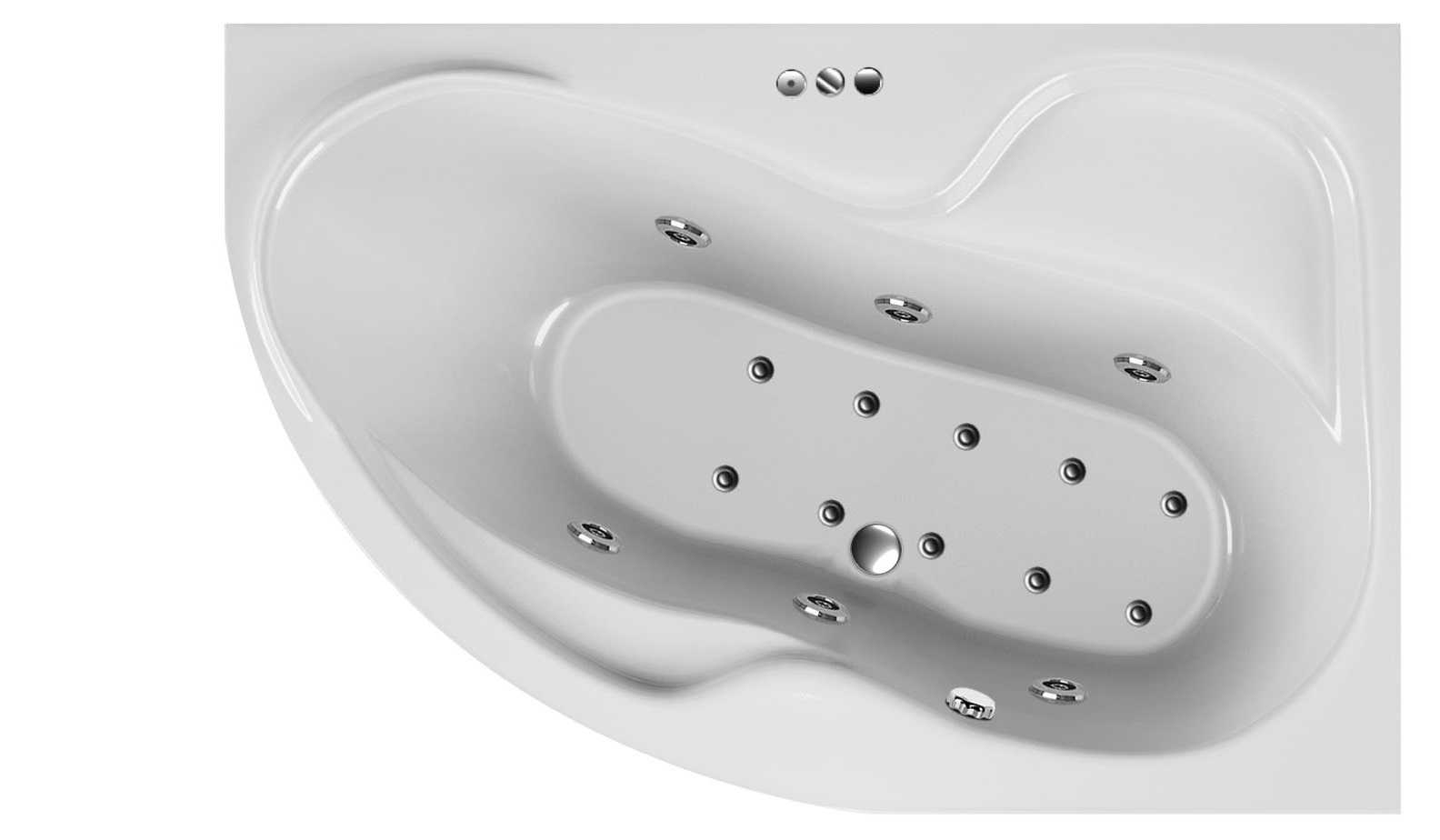 Ванна акриловая Relisan Adara 160х100 R правая