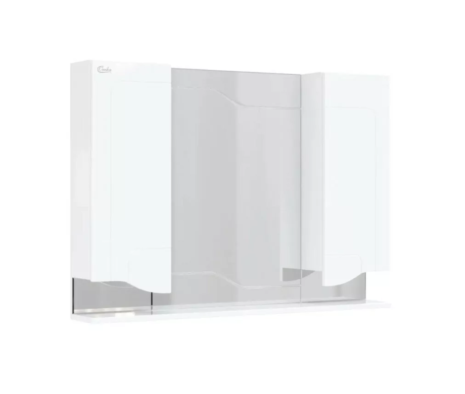 Зеркало с шкафчиком Onika Веронэлла 105.00 белый