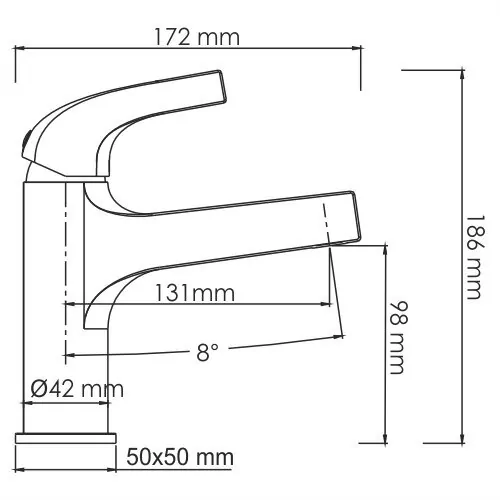 Смеситель для раковины WasserKraft Sauer 7103 глянцевое золото от магазина Vanna-Vanna.ru!