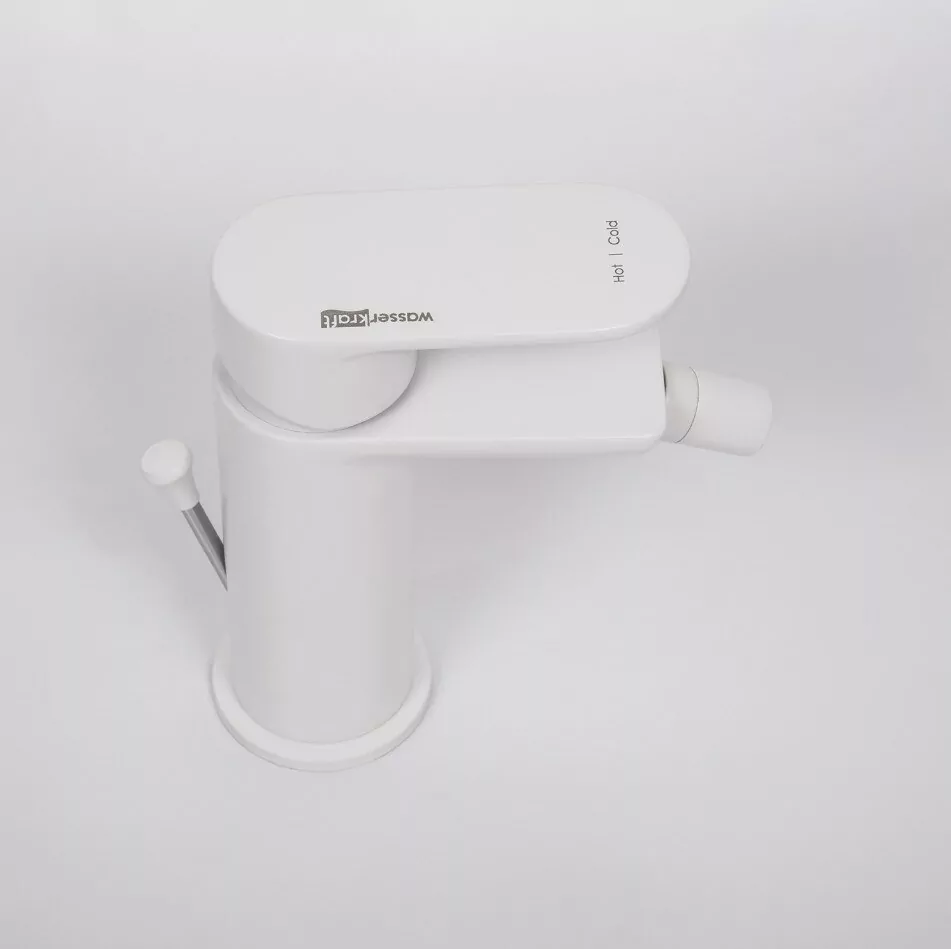 Смеситель для биде WasserKraft Mindel 8506 белый Soft-touch
