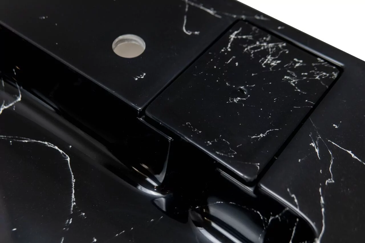 Раковина Stella Polar Солярис 60х50 черный мрамор