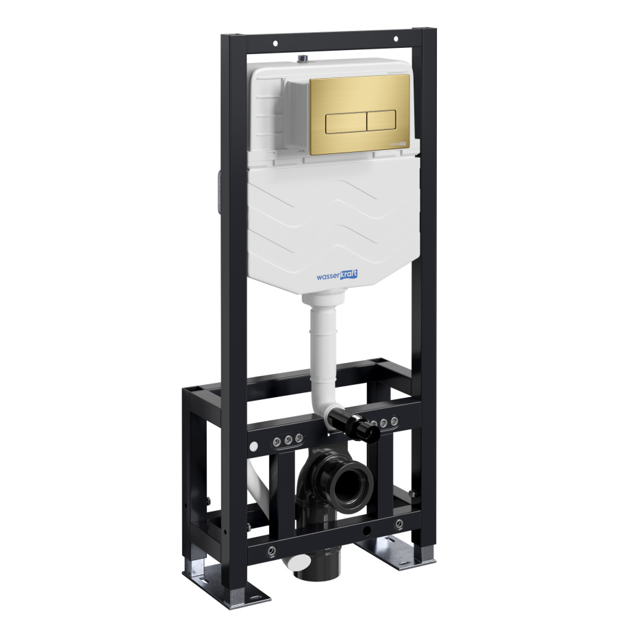 Инсталляция WasserKraft Dill 61TLT.010.ME.MG03 для подвесного унитаза, с кнопкой