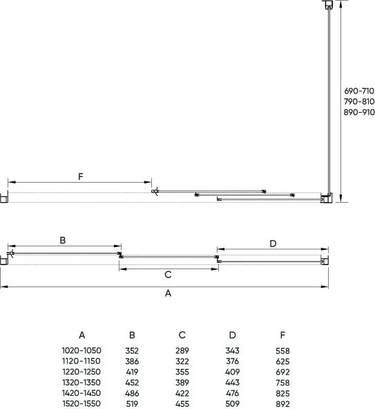 Душевой угол Veconi Rovigo RV-031, 1300х900х1950, хром, стекло прозрачное