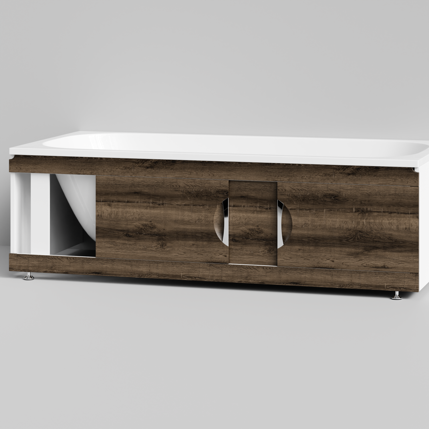 Экран под ванну Vod-ok Топ 180 раздвижной Дуб крымский коричневый