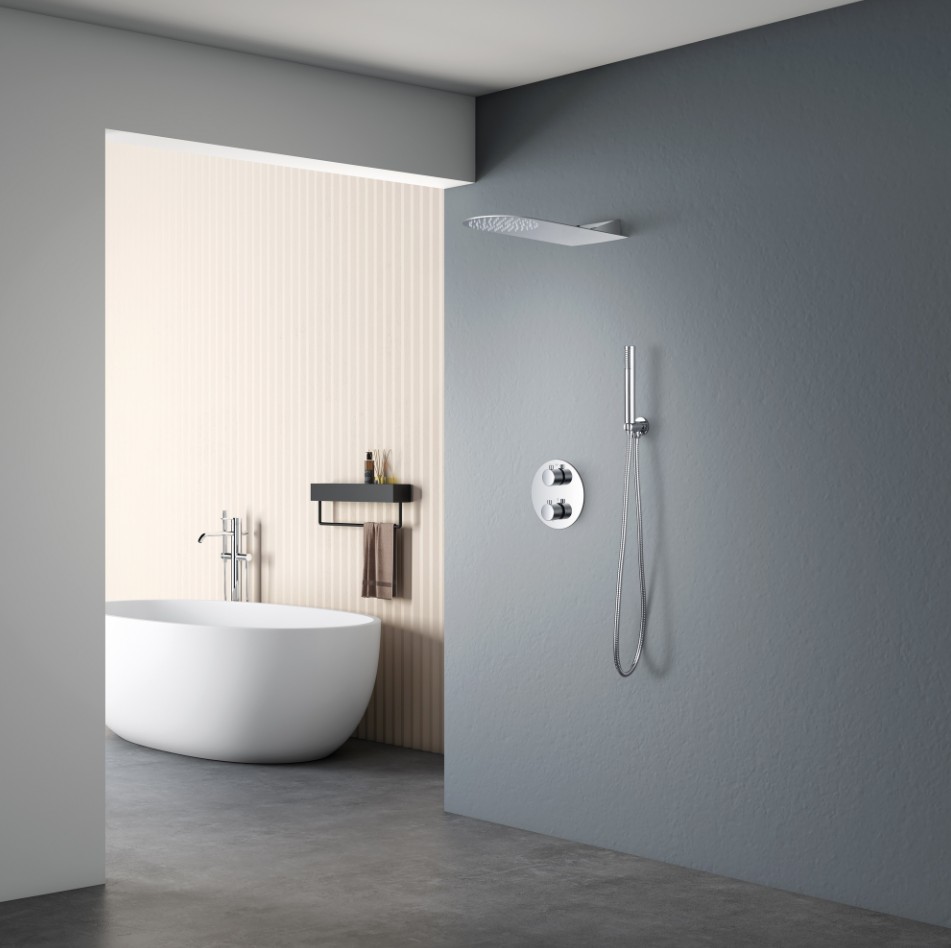 Душевой комплект SantiLine SL-9015 хром