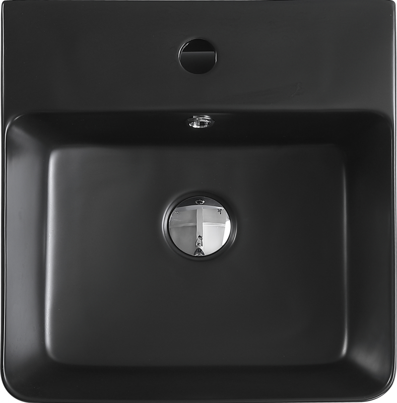 Раковина накладная Esbano CIRCON-40 (matt black) 400x420x155