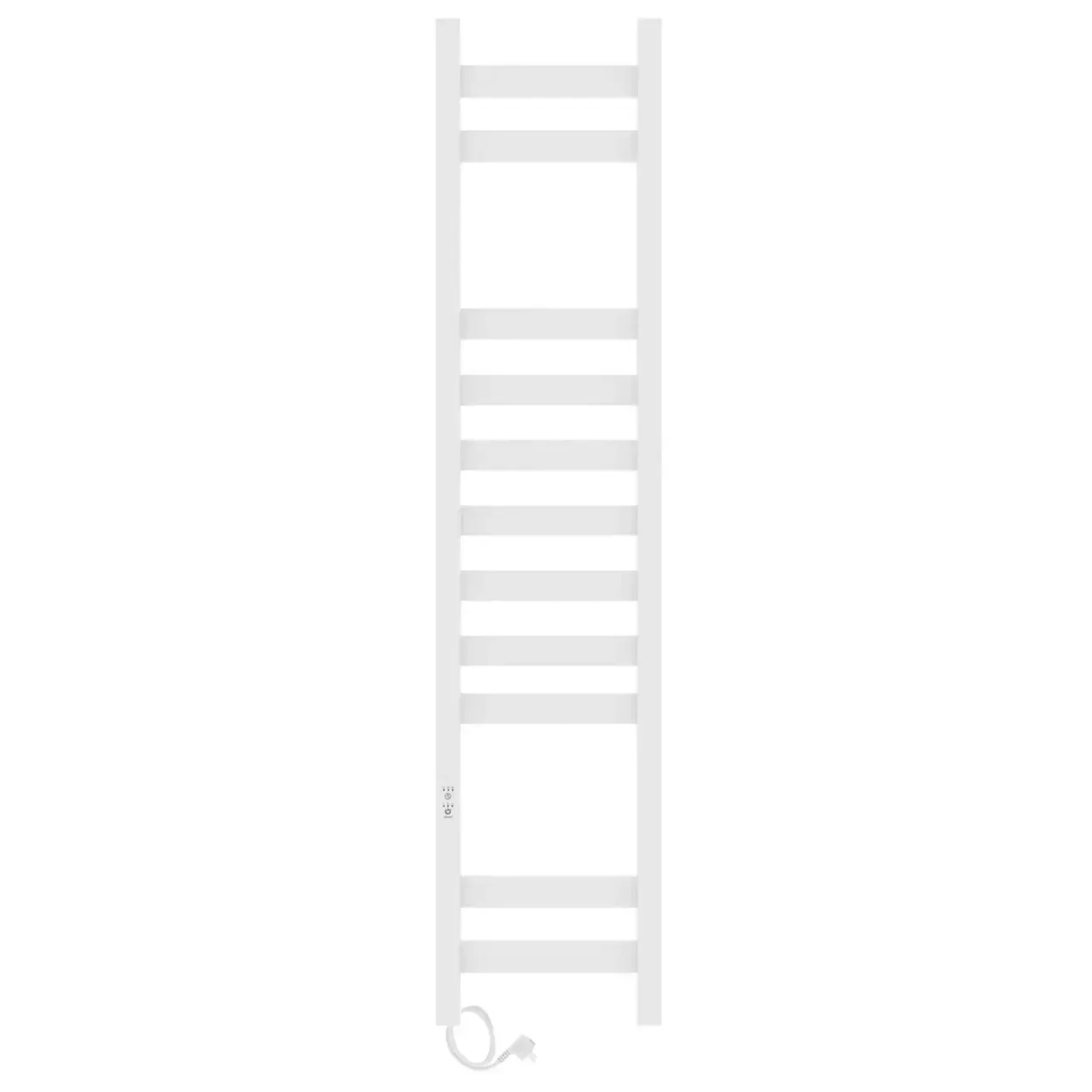 Полотенцесушитель электрический Laris Флавиа ЧК П11 200х1000 левый, белый матовый муар