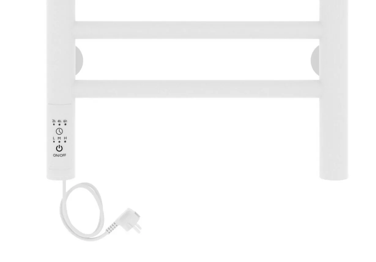 Полотенцесушитель электрический Laris Лаванда ЧК П8 300х700 левый, белый матовый