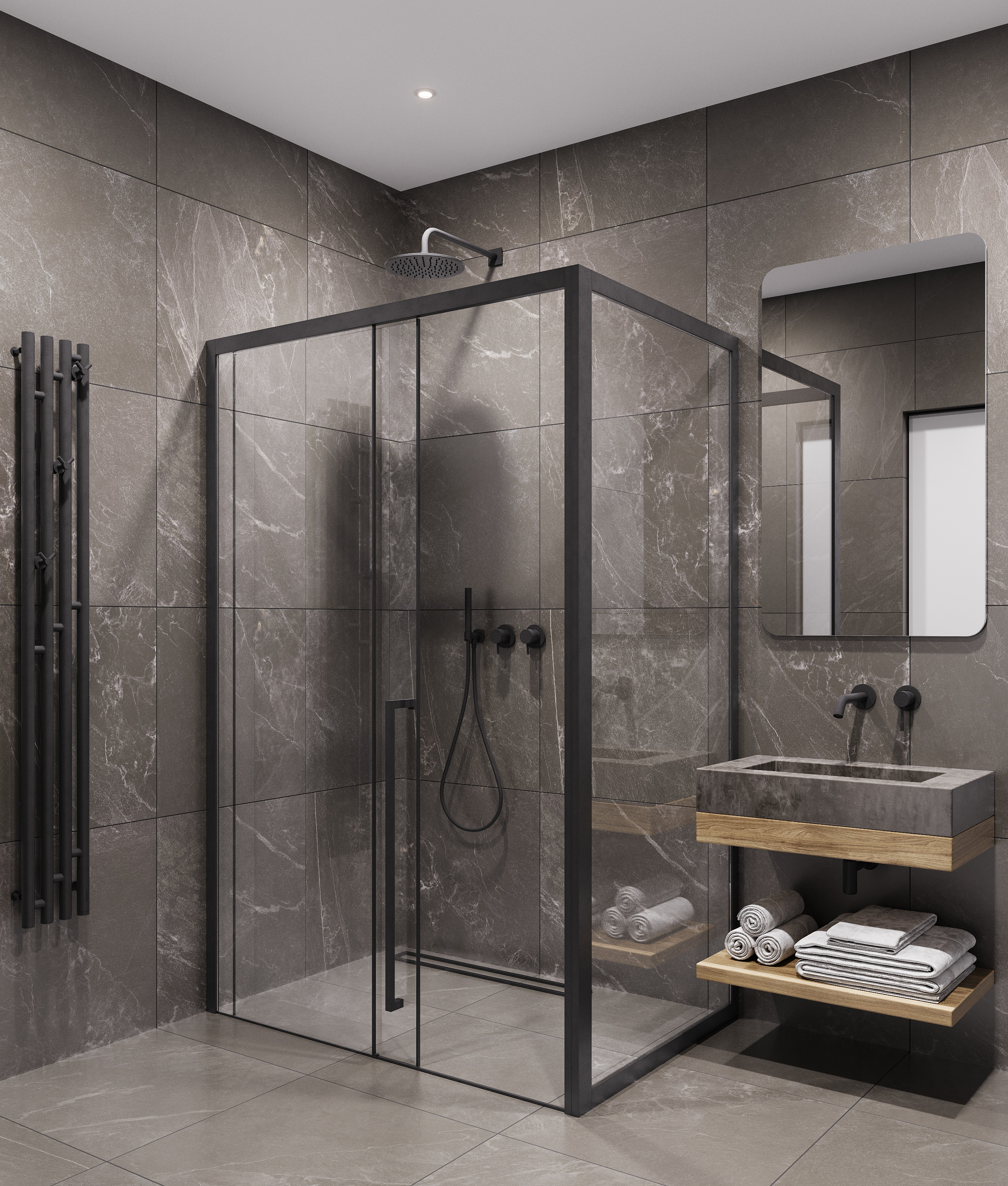 Душевой уголок Timo TDSS-140/03C-8R + TSS-1000/03C-8, 140x100 см, профиль черный, стекло прозрачное Душевой уголок Timo TDSS-140/03C-8R + TSS-1000/03C-8, 140x100 см, профиль черный, стекло прозрачное