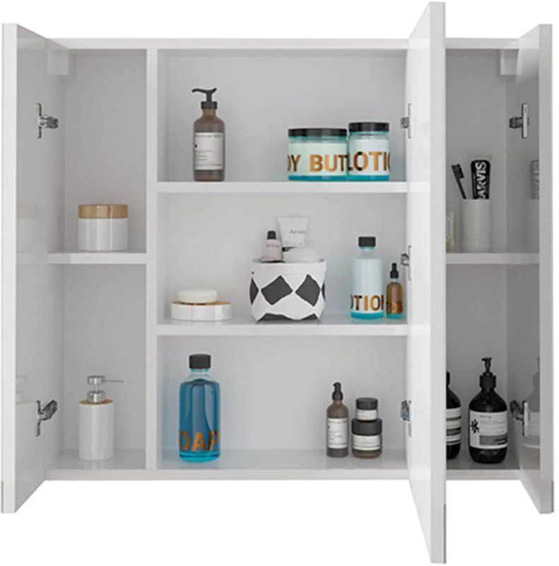 Зеркальный шкаф подвесной SanStar Универсальный 90 белый