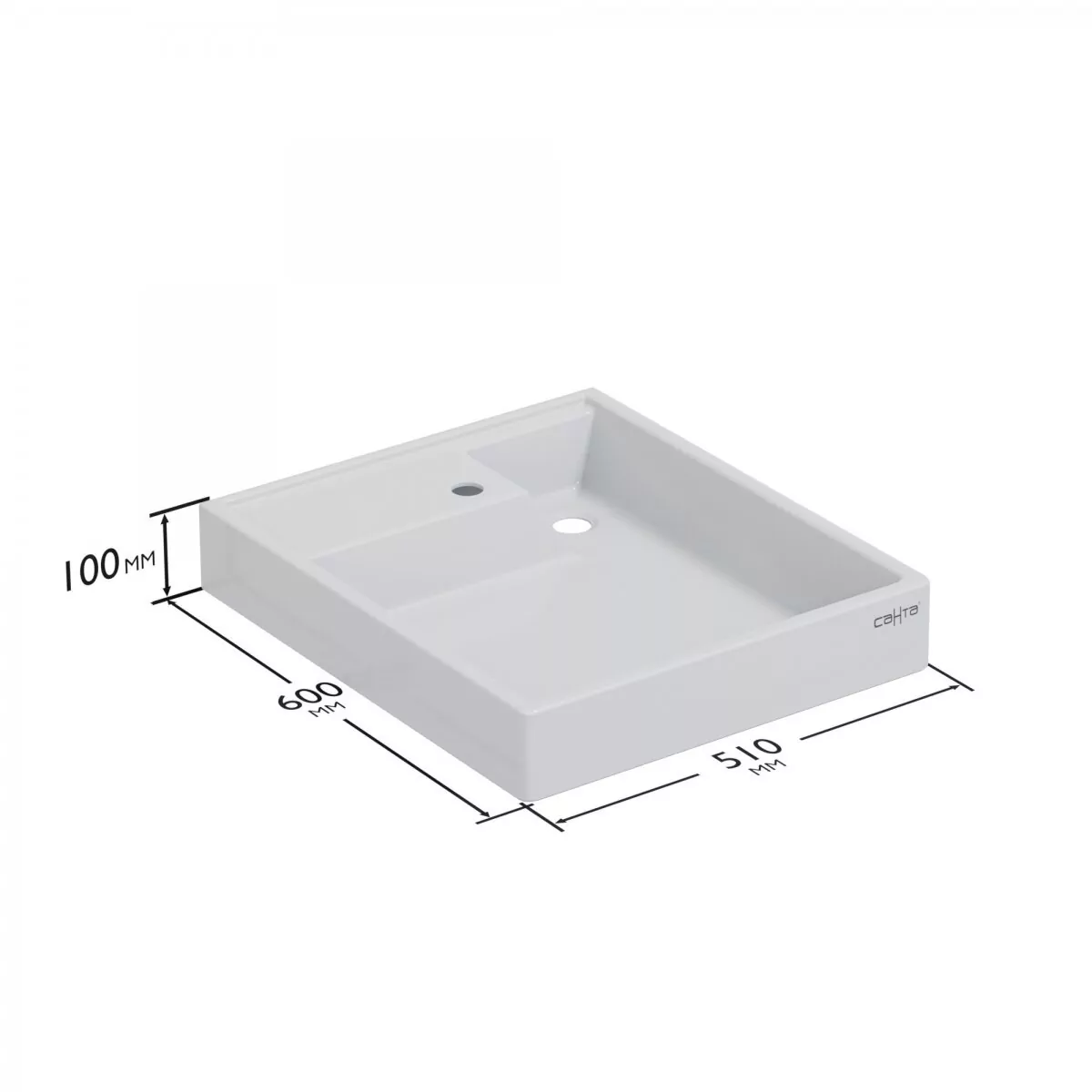 Раковина Санта Юпитер мини 50х60 белая