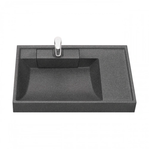 Раковина Aquaton Рейн 80 графит от магазина Vanna-Vanna.ru!