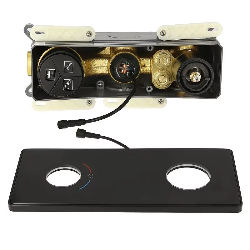 Душевой комплект ALMAes Tiber TVZ-8805 черный матовый