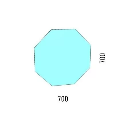 Зеркало Corozo Каре 700х700 V свет, сенсор