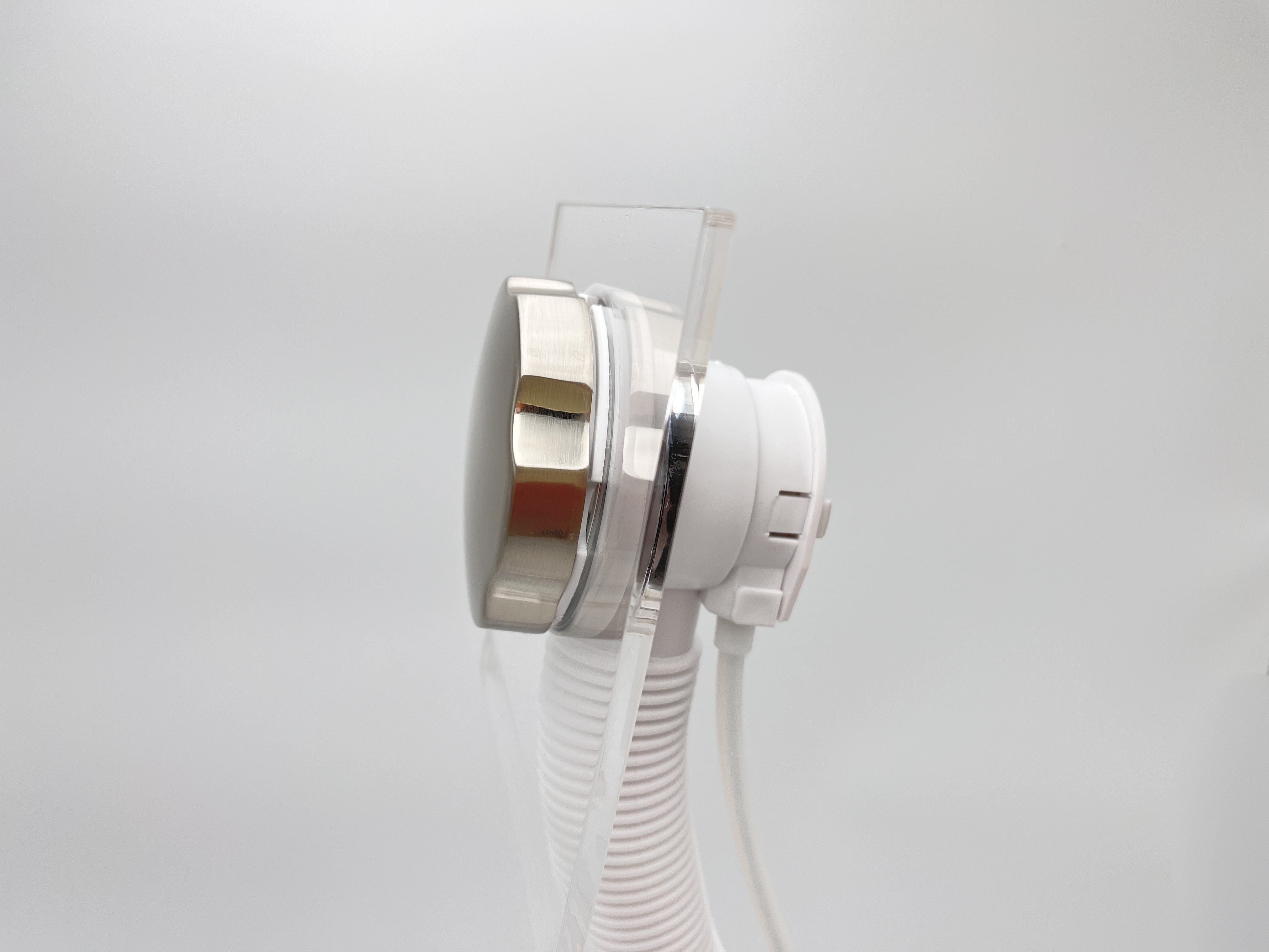 Слив перелив п/автомат Vega V55К 100см никель брашированный