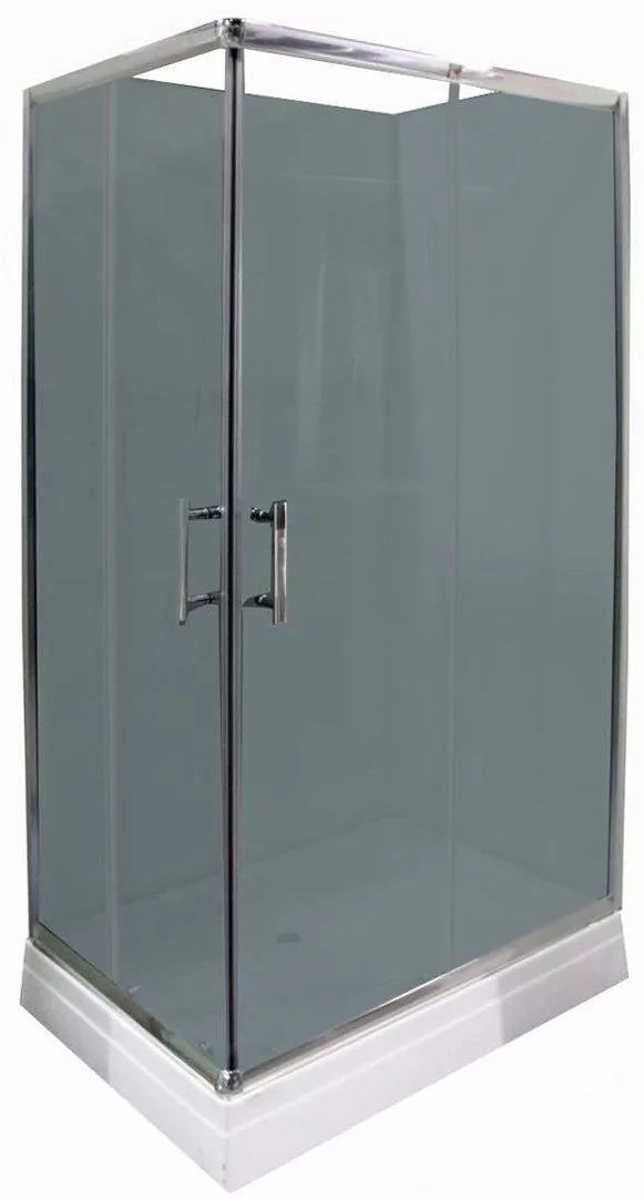 Душевой уголок Parly QZ71S N L/R прямоугольный, с низким поддоном, тонированное стекло, хром Душевой уголок Parly QZ71S N L/R прямоугольный, с низким поддоном, тонированное стекло, хром