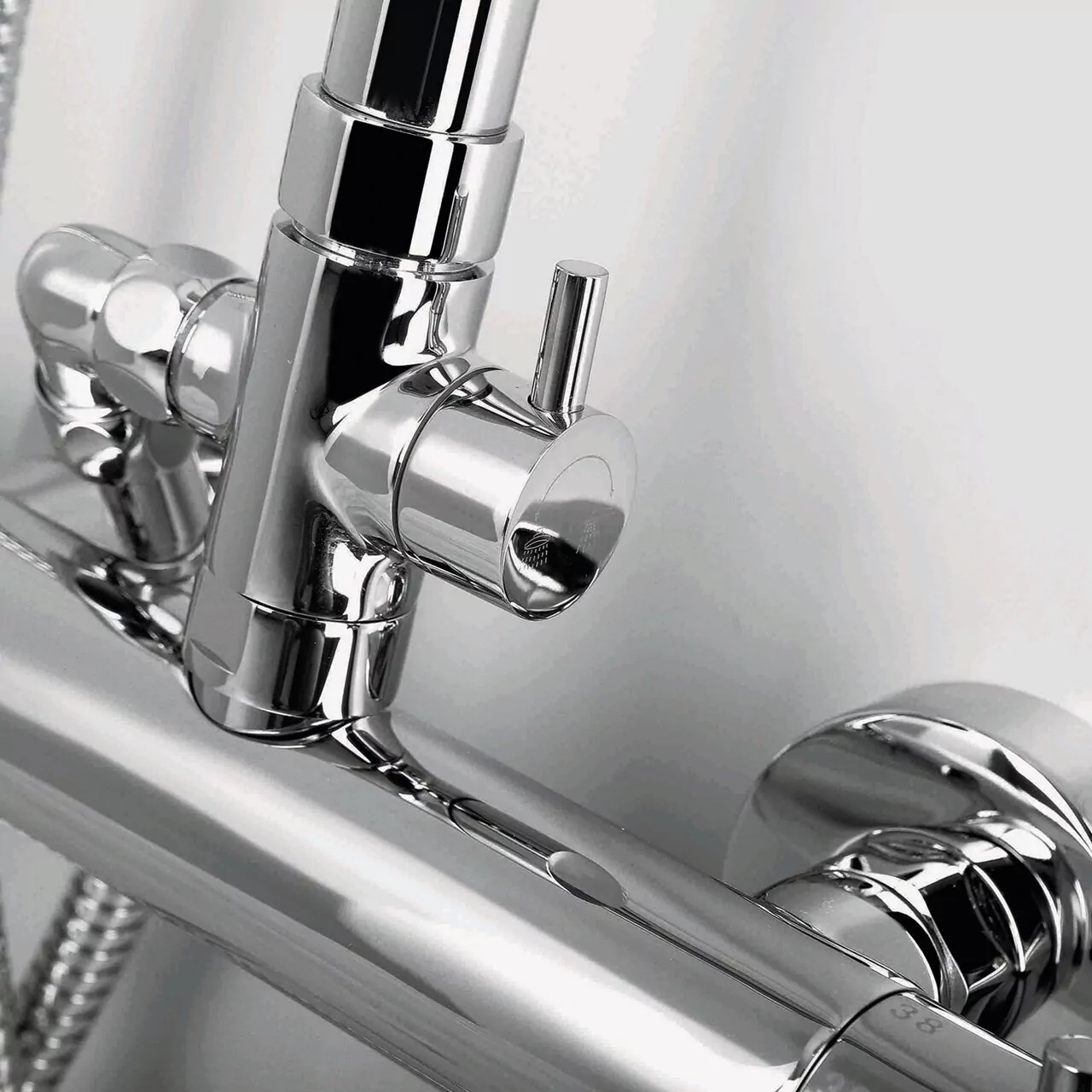 Душевая стойка WasserKraft A13302 Thermo хром