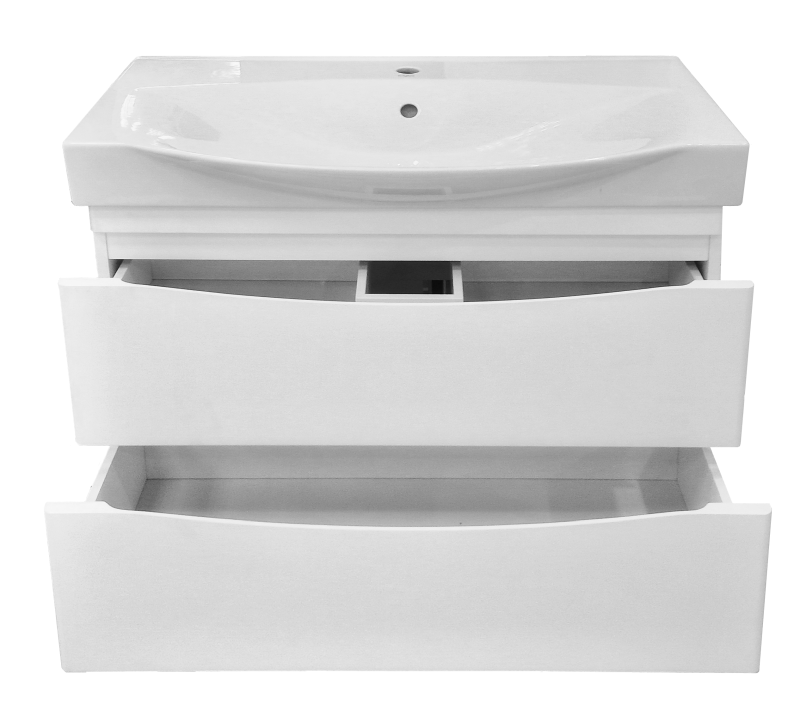 Тумба с раковиной Misty Элвис 85 белый
