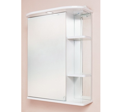 Зеркало-шкаф Onika Карина 55.01 L свет, белый