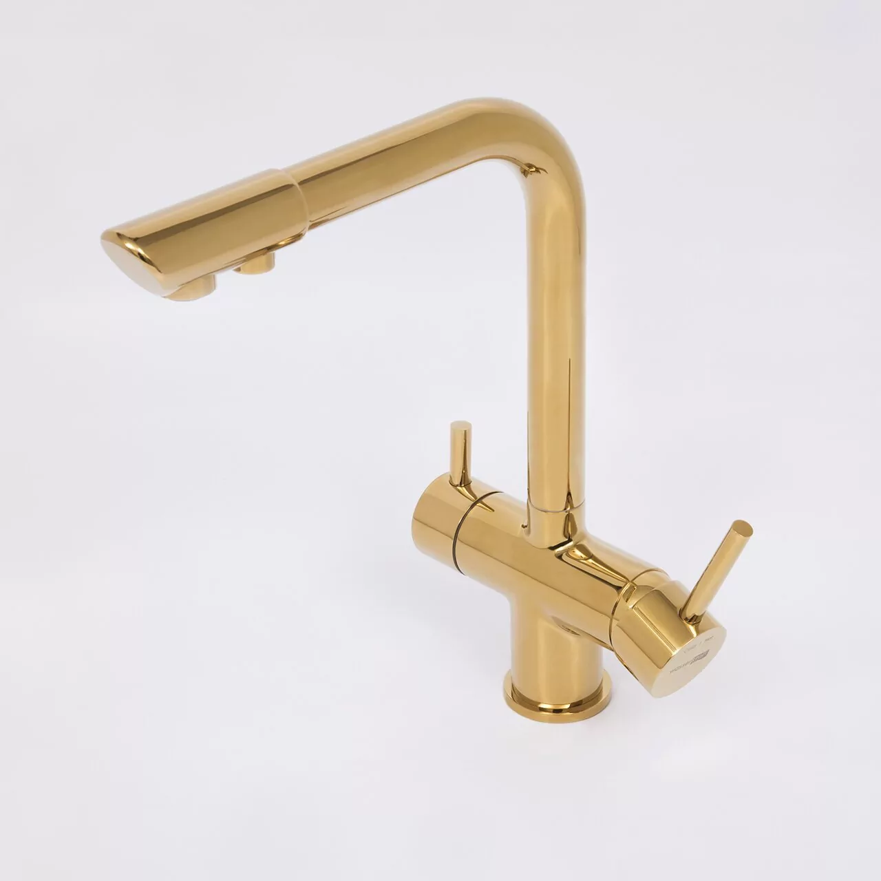 Смеситель для кухни WasserKraft A8377 глянцевое золото