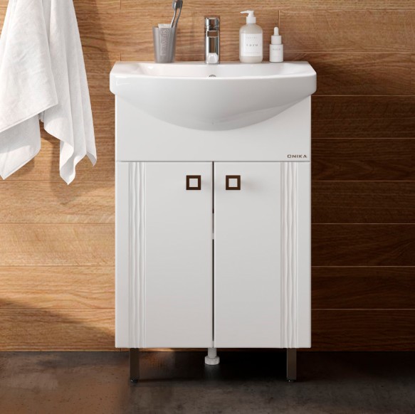 Мебель для ванной Onika Лига 60.11 комплект, напольный, белый