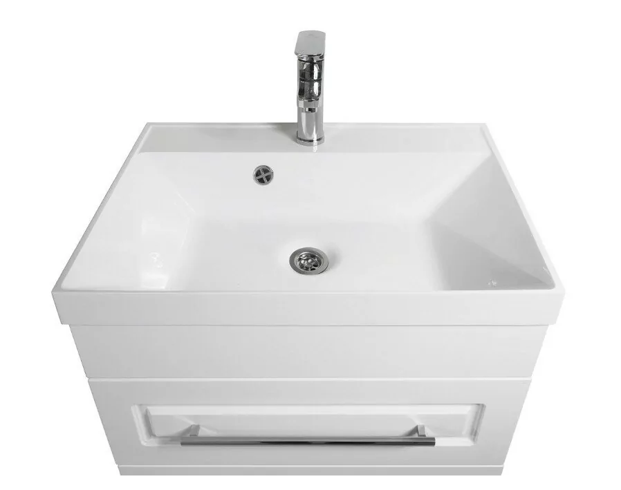 Тумба напольная Vod-ok Арабеска 60 с раковиной Classica 60, белая + 13 цветов от магазина Vanna-Vanna.ru!