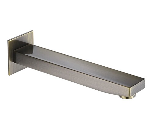 Настенный излив WasserKraft A107 встраиваемый, 206 мм, светлая бронза