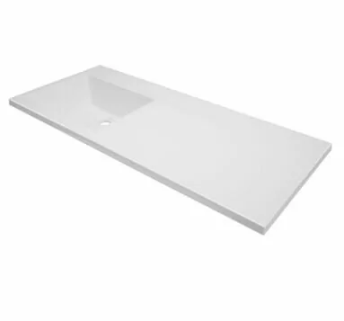 Тумба подвесная Style Line Даллас 100 Люкс Plus Эмаль с раковиной Даллас 100 под стиральную машину, левая, белая