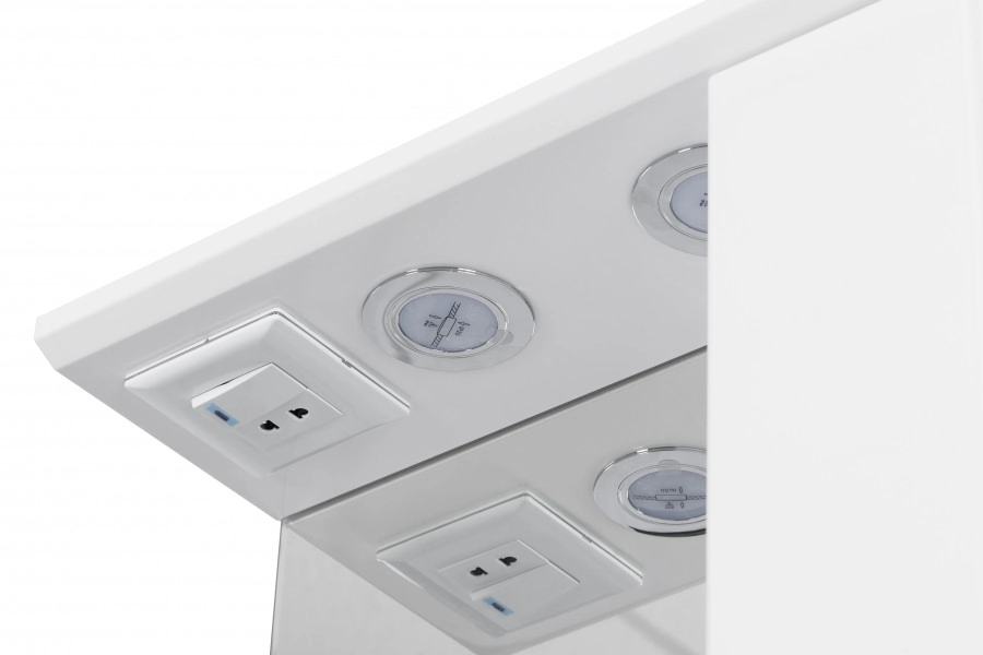 Зеркало со шкафчиком Aquaton Панда 50, R, белый