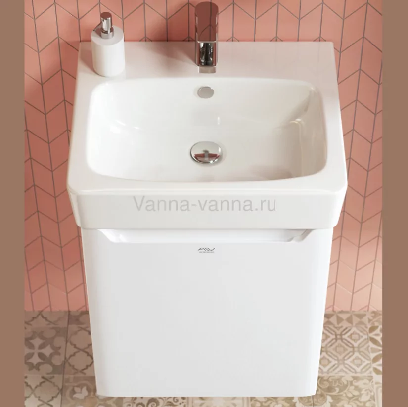 Мебель для ванной Alavann Lana 50 комплект, подвесной, белый Мебель для ванной Alavann Lana 50 комплект, подвесной, белый