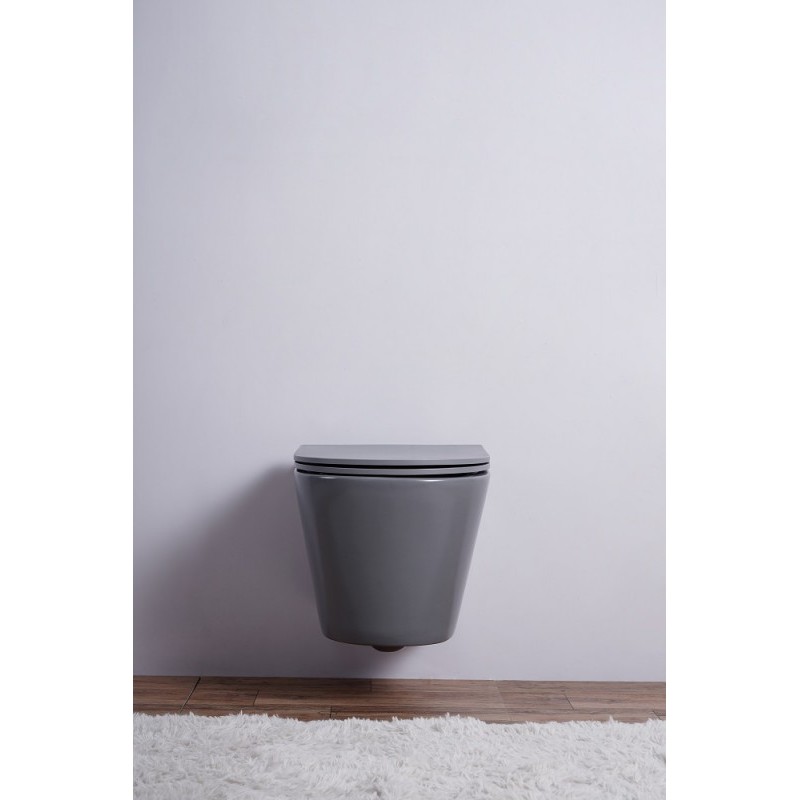 Унитаз подвесной Esbano CLAVEL (Matt Grey) 480x360x355