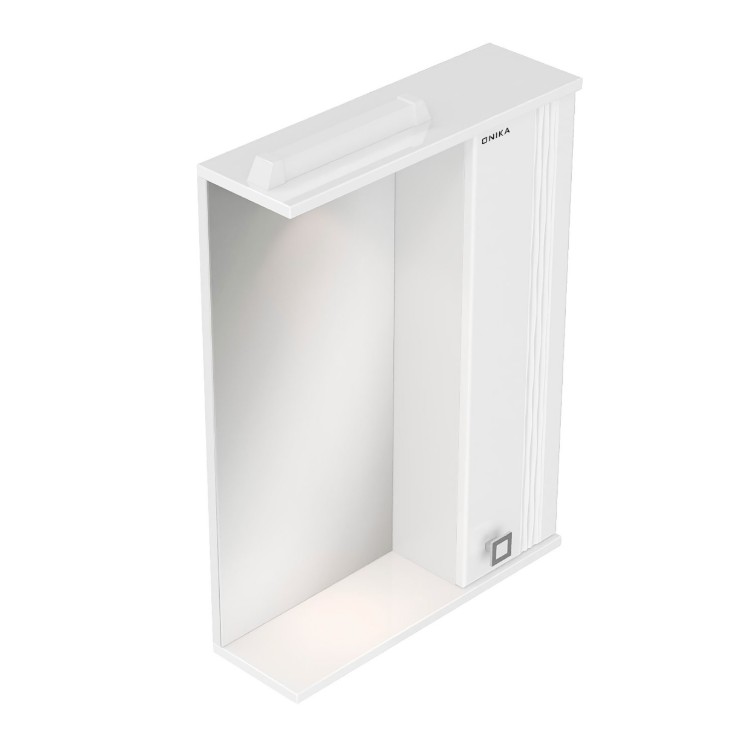 Зеркало со шкафчиком Onika Лига 60.01 R свет, белый