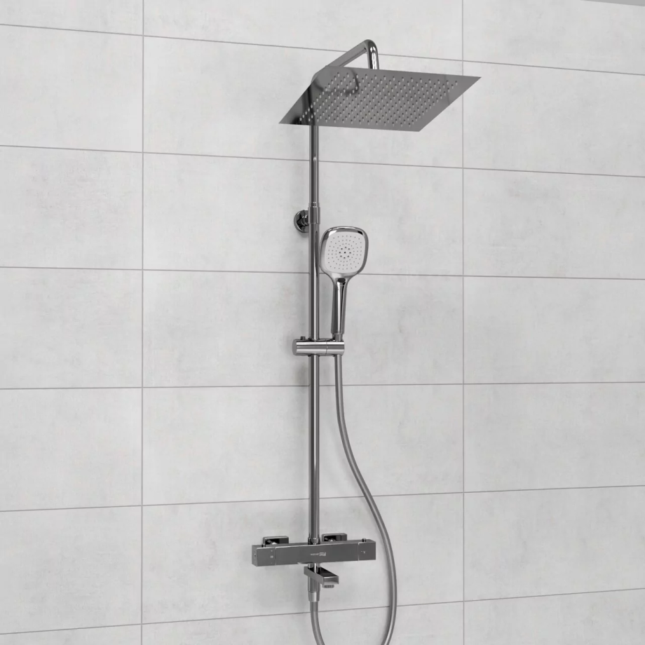 Душевая стойка WasserKraft A199.118.065.087.CH Thermo хром